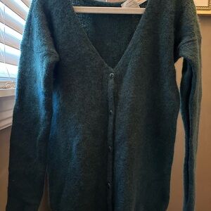 Sézane Women’s Bottle Green Barry Cardigan XS